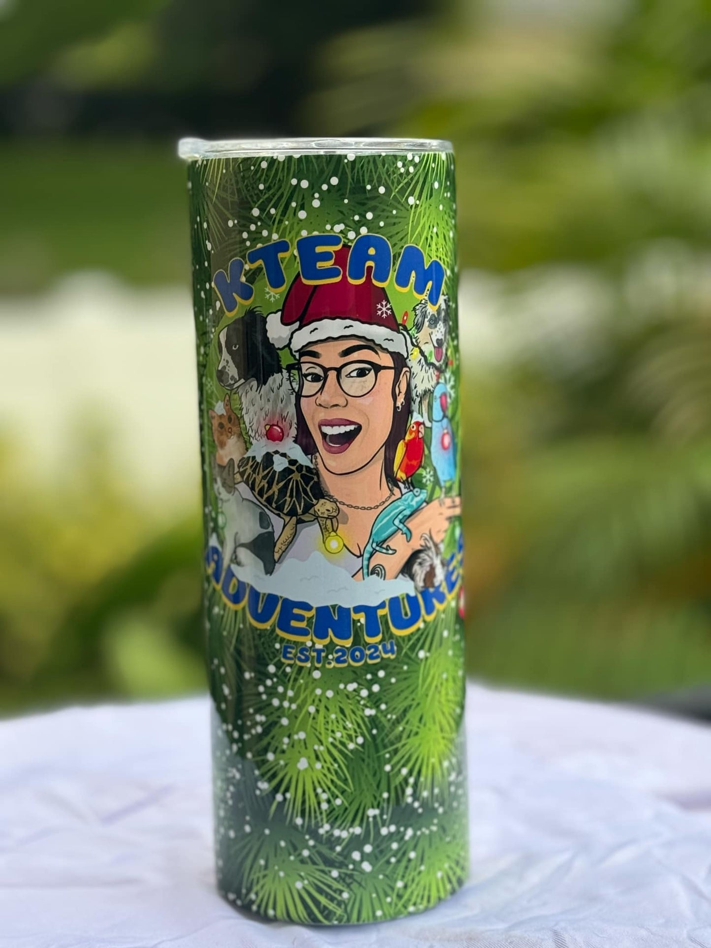 KTeam Adventures Christmas Tumbler Cup