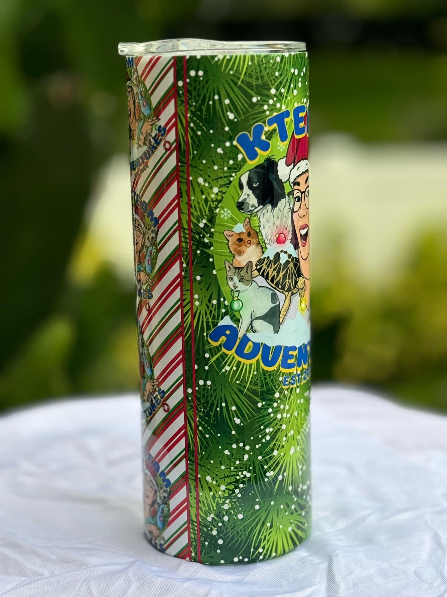 KTeam Adventures Christmas Tumbler Cup