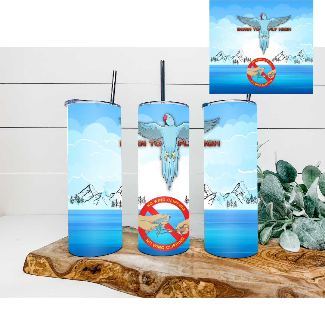 Kae Born to Fly High Tumbler Cup