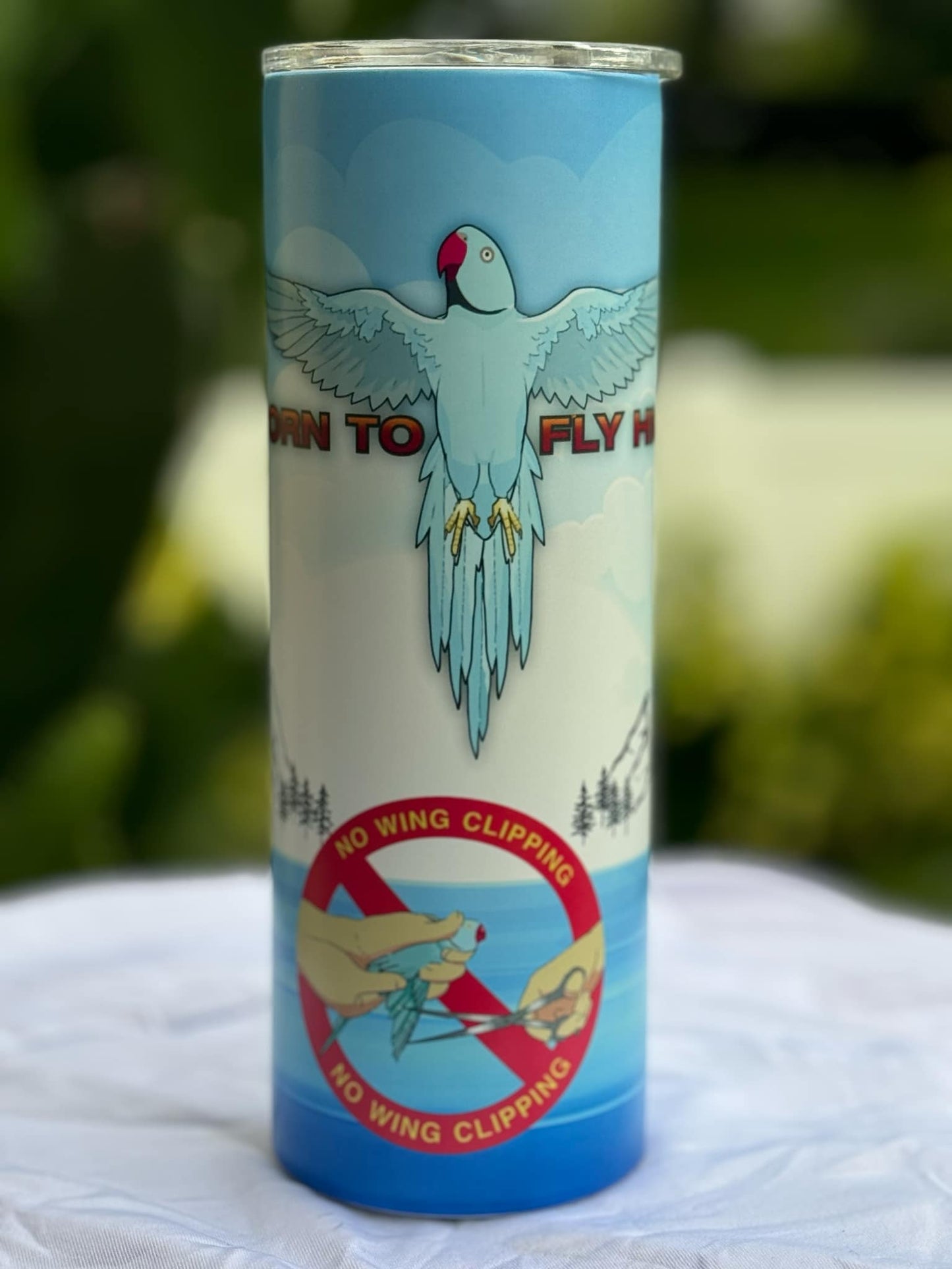 Kae Born to Fly High Tumbler Cup